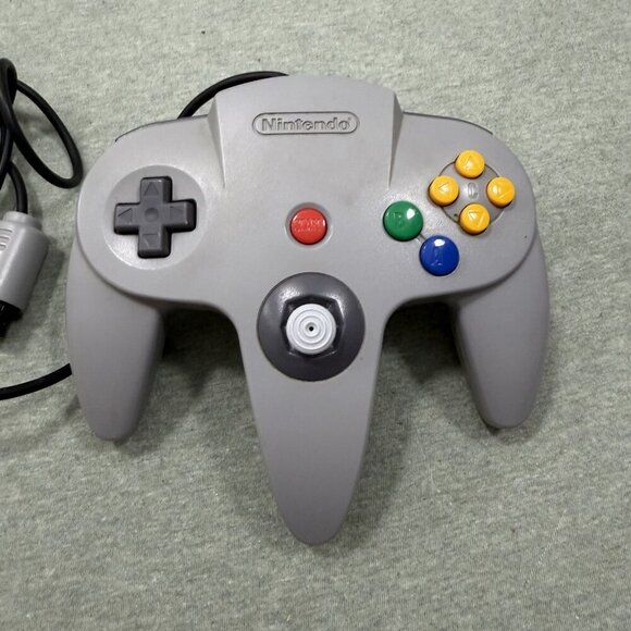 Official Nintendo 64 Controller Gray OEM TESTED - Picture 1 of 8